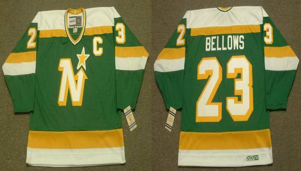 2019 Men Dallas Stars #23 Bellows Green CCM NHL jerseys1